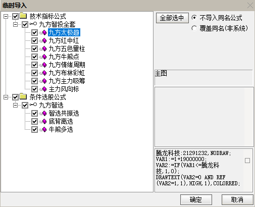 大名鼎鼎价值29800的《九方智投》全套指标4主4附3选股，全开源移植通达信，指标开源一看就能明白
