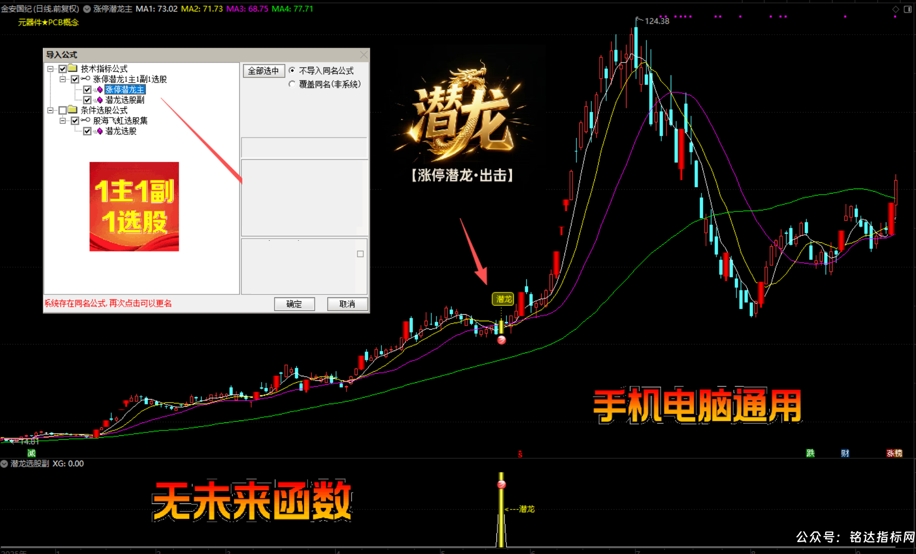 【涨停潜龙●出击】涨停基因识别 + 多周期位置共振,捕捉主升浪前的潜伏起爆点、1主1副1选股 【涨停潜龙●出击】涨停基因识别 + 多周期位置共振,捕捉主升浪前的潜伏起爆点、1主1副1选股