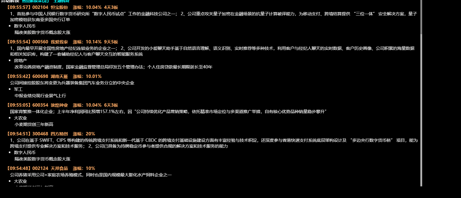 一目了然62个必备实用通达信插件版面，打板连扳、异动解读梯队题材、热榜情绪