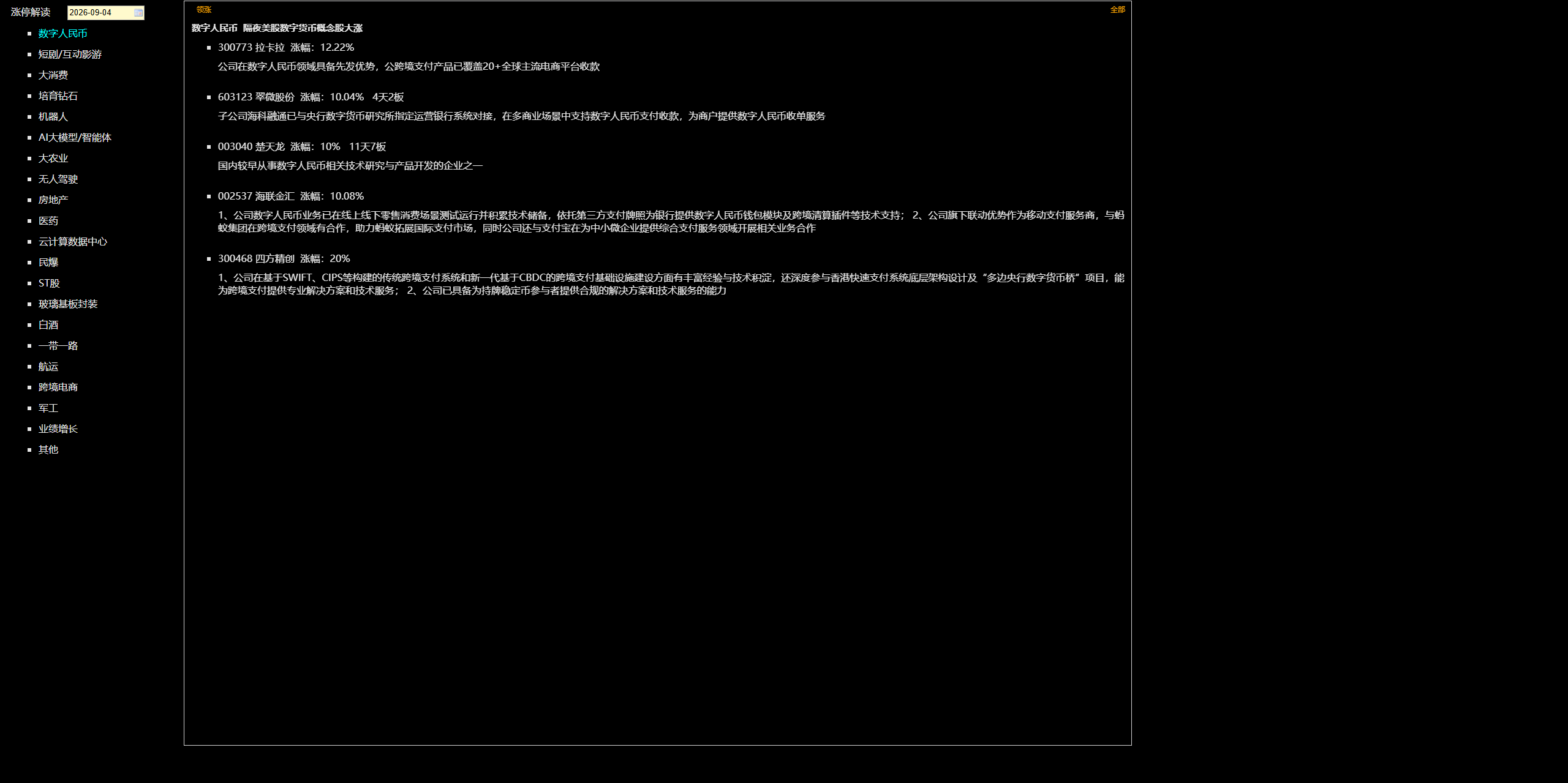 一目了然62个必备实用通达信插件版面，打板连扳、异动解读梯队题材、热榜情绪