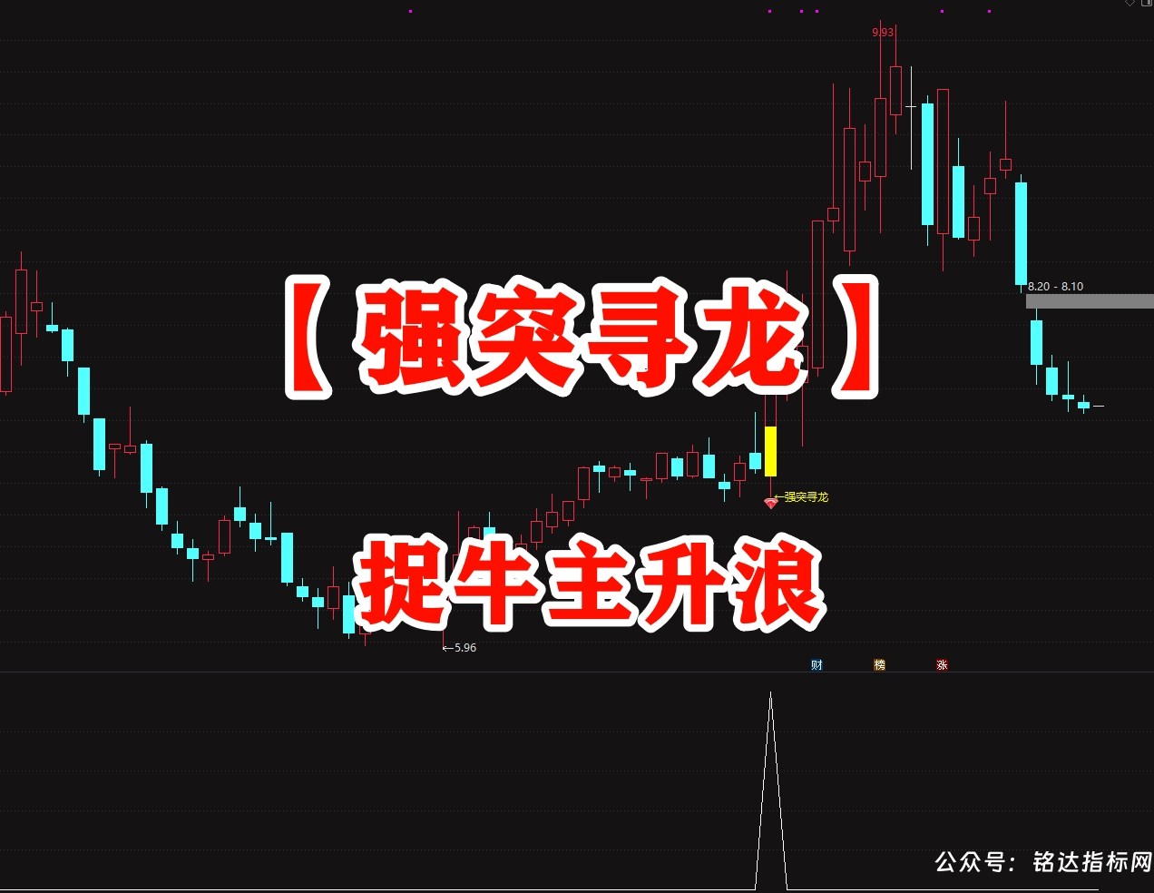 技术指标分享【强突寻龙】套装指标 捕捉主升浪 关键突破点锁定主力拉升