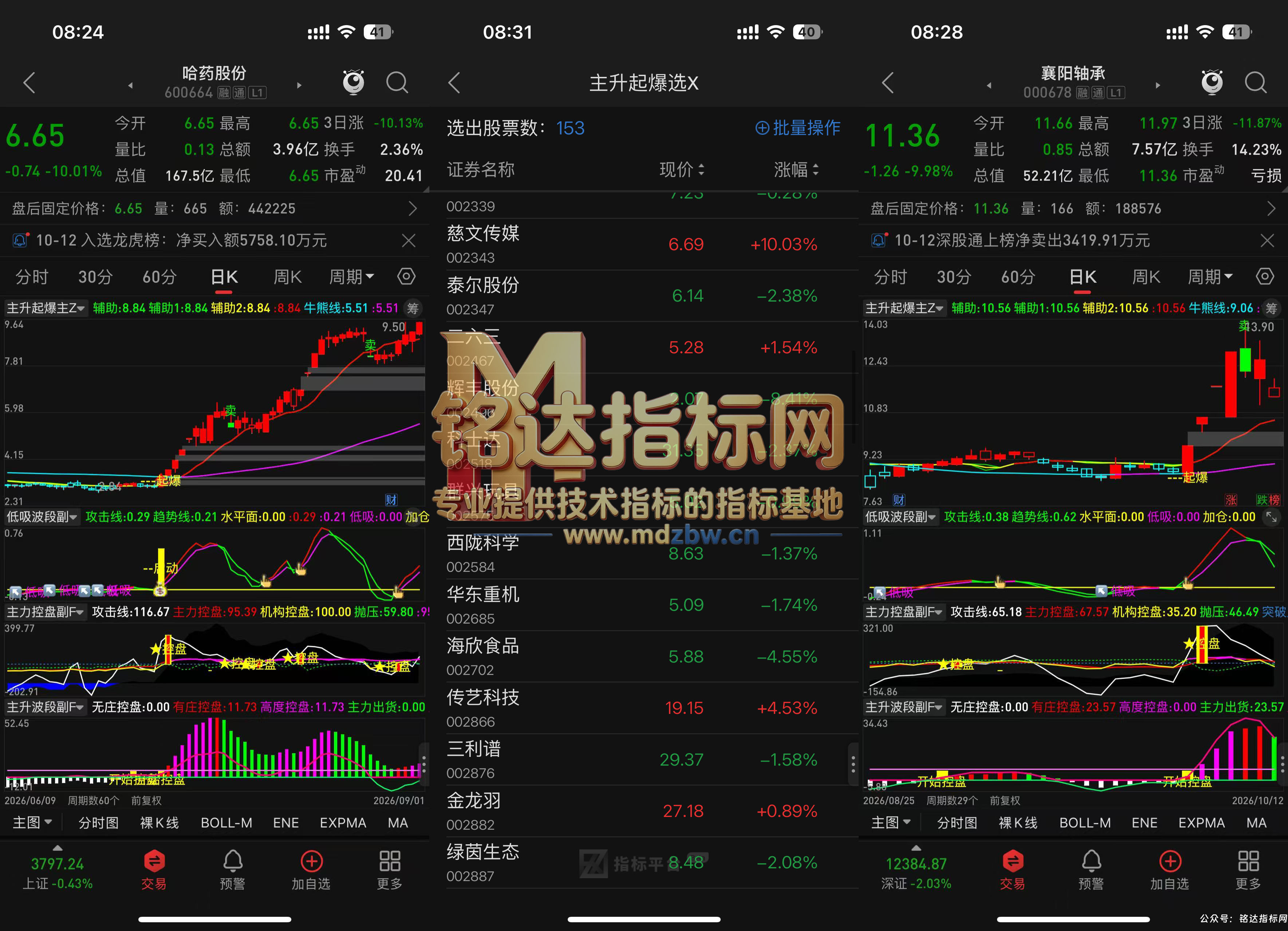 【主升起爆】1主3副3选股 波段启动 主升起爆 主力控盘 低吸擒牛 开始控盘 波段起涨 主升波段辅助判断擒主升
